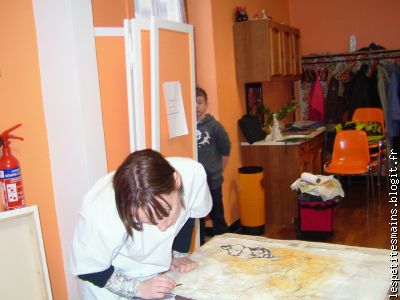 en plein labeur ... vas-y Audrey