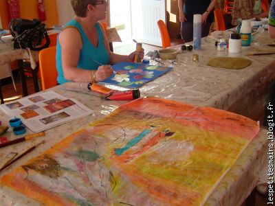 l'ébauche d'un futur beau tableau