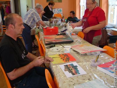 alors Annie, on peint debout ?