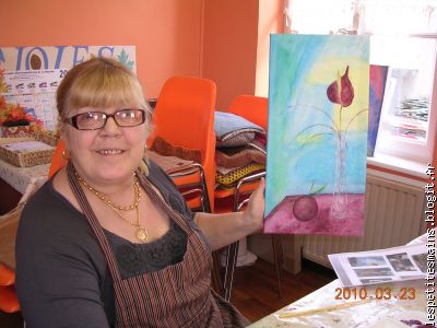 tu peux "crâner" Rosa ! elle est belle ta toile