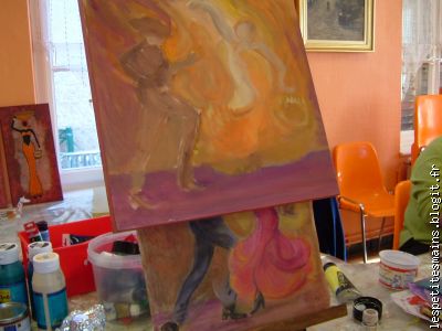 l'ébauche de la création de Louis