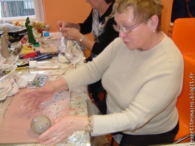 alors Jacqueline, les mains dans les pierres "précieuses" !