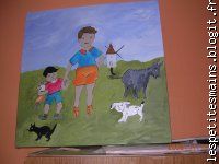 réalisation en cours de Noëlle !