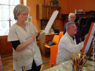 en pleine concentration, comme toujours