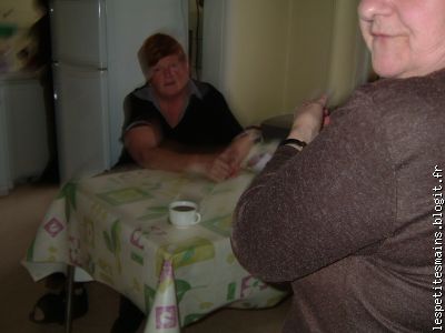 les retardataires ... dans la cuisine