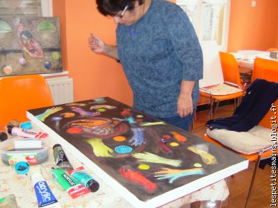 mais oui, elle est belle notre toile