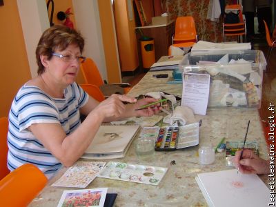 Alexandra dans de grandes explications ..