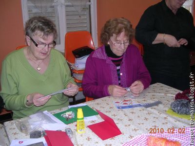 Anne-Marie et Renée en pleine activité !