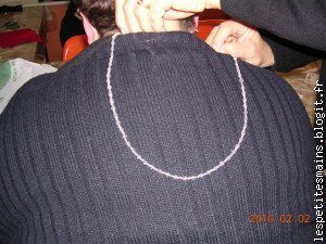 merci au mannequin !! pour présenter ce beau collier de perles