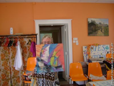 qui se cache derrière cette belle toile ???