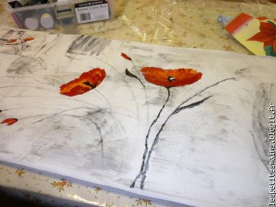 admirez la légèreté de cette toile