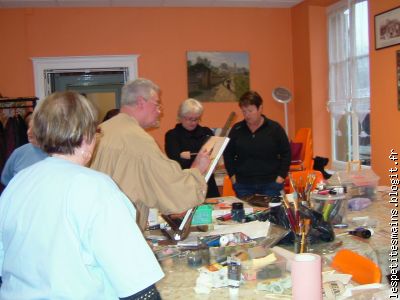 en pleine réflexion