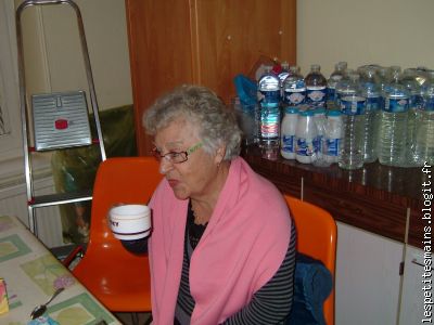 une petite visite, toujours bienvenue