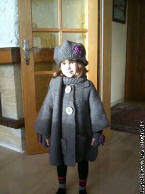 merci mamie pour ce beau manteau bien chaud!