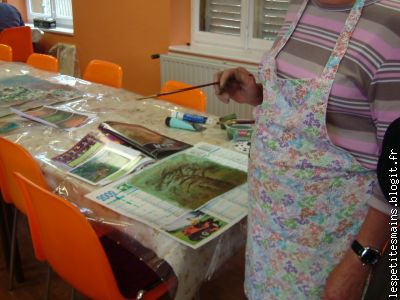 c'est Mariette et son pinceau