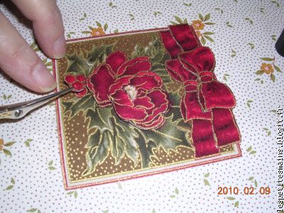 nouvelle technique, en tissu, une merveille !