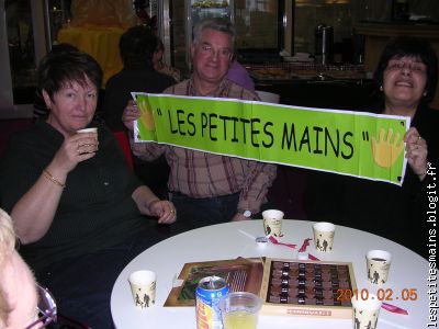 on voit bien notre pancarte