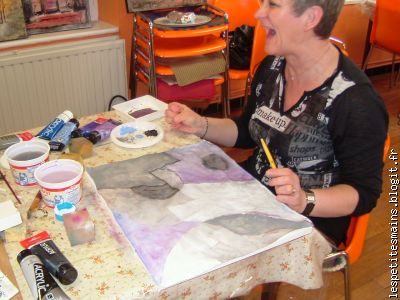 je savais que tu étais contente de revenir ... mais à ce point !