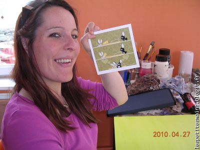 elle est fière d'elle, notre Adeline !