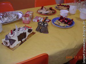 qu'elle était bonne la bûche, merci Maryse