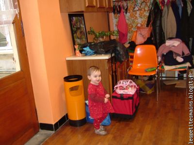 la plus jeune participante ! Margot ...