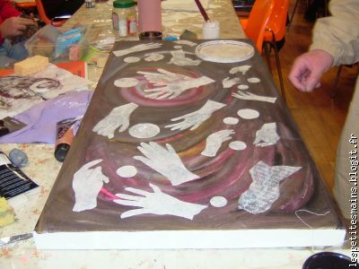 l'ébauche de la réalisation en commun